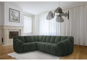 Ciemnozielony narożnik (lewostronny/w kształcie litery L) Shell – Miuform