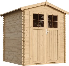 Drewniana szopa ogrodowa z podłogą - 180x180x218 - 2,82 m2 - M320F+M320G