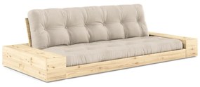 Beżowa rozkładana sofa 244 cm Base – Karup Design