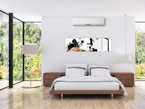 Obraz - Koszykarz (170x50 cm)