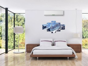 Obraz - Malowane góry (125x70 cm)