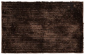 Mata łazienkowa Ella micro ciemnobrązowa, 50 x 80 cm, 50 x 80 cm