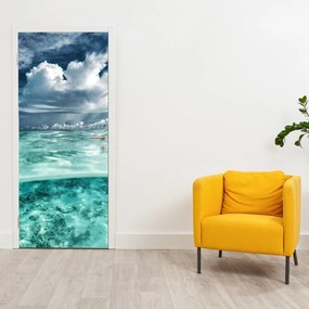 Fototapeta na drzwi - Widok pod poziomem morza (95x205cm)