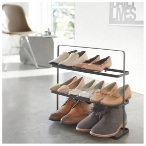 Czarny metalowy regał na buty Tower Shoe Rack – YAMAZAKI