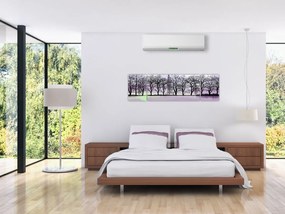 Obraz - Łodka na jeziorze (170x50 cm)