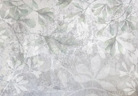 Fototapeta - Liście na ścianie (196x136 cm)