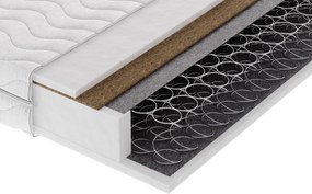 Masseno Materac ZENYA 100x200 cm sprężynowy bonellowy dwustronny średnio twardy H3/H4