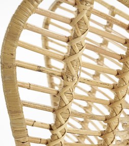 Designerski fotel rattanowy na płozach Indiana