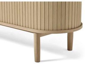 Szafka pod TV w dekorze dębu w naturalnym kolorze 180x56x40 cm Meta – Unique Furniture