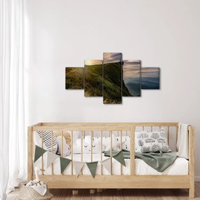 Obraz kobiet na klifie (125x70 cm)