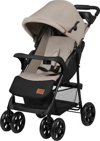 Lionelo - Wózek spacerowy EMMA PLUS beżowy/czarny