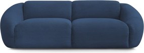 Ciemnoniebieska sztruksowa sofa 250 cm Tina – Bobochic Paris