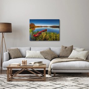 Obraz czerwonej kropki (70x50 cm)