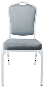 Krzesło Vega tkanina Welur bankietowe konferencyjne stelaż metalowy