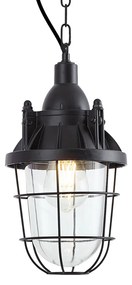 Industrialna lampa wisząca czarna - CabinPrzemysłowy Oswietlenie wewnetrzne