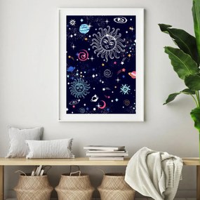 Plakat - Bajkowy kosmos (A4)