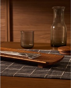 Drewniana taca do serwowania 15x38 cm Rommu – Kave Home