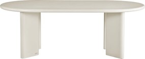 Stół do jadalni MARUZA dla 8 osób z MDF - Beżowy