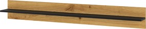 Półka wisząca 151 cm czarna + dąb artisan Z2-W56