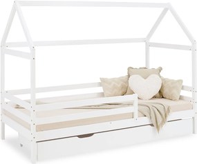 Łóżko dziecięce 207x158x97 cm białe