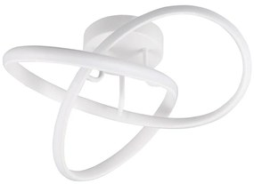 Biała lampa sufitowa LED Meo – Trio