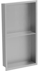 Mexen X-Wall-R półka wnękowa z kołnierzem i półką 60 x 30 cm, inox - 1910603010S