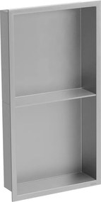 Mexen X-Wall-R półka wnękowa z kołnierzem i półką 60 x 30 cm, inox - 1910603010S