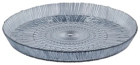 Niebieski szklany półmisek ø 30 cm Kusintha – Bitz