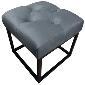 Pufa CHESTERFIELD LOFT ławka podnóżek metal BL14