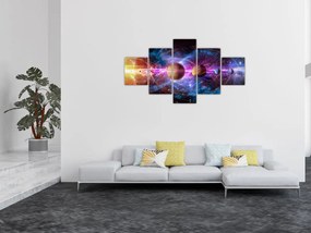 Obraz - Układ Słoneczny (125x70 cm)