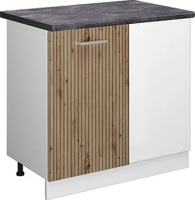 Szafka narożna dąb rzemieślniczy 86x60x81.6 r-line