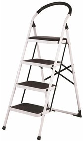 4Home Składane stopnie stalowe Stopnie, 4 stopnie