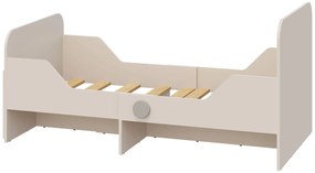 Kaszmirowe łóżko rosnące z dzieckiem 80x120/160 L7-F66