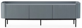Szaroniebieska szafka pod TV 180x55x40 cm Willa – MOME