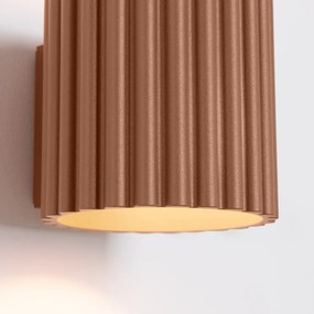 Kinkiet AURA mocca G9 ryflowany SOLLUX  LIGHTING