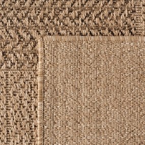 Brązowy okrągły dywan odpowiedni na zewnątrz ø 120 cm Timber 1405 – Ayyildiz Carpets