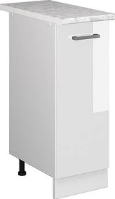 Szafka apteczna biały wysoki połysk 30x60x81.6 r-line