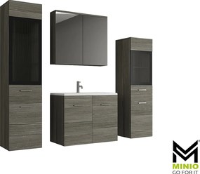 MINIO go for it, Meble łazienkowe MARIT II w kolorze sosna bodega