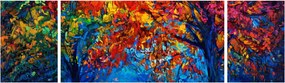 Obraz malowania natury (170x50 cm)