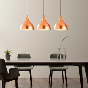 Lampa wisząca Saglam - 3781, miedziany