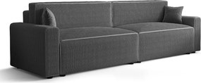 Ciemnoszara sofa rozkładana z funkcją spania Z4-Z90