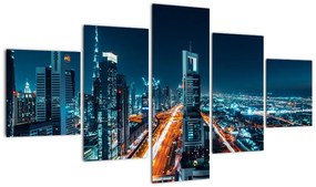 Obraz  - Noc w Dubaju (125x70 cm)