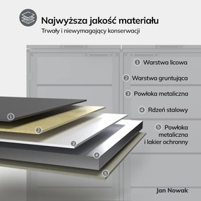 Zabudowa śmietnikowa 240L dwukomorowa, antracyt