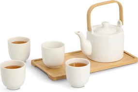 Japoński zestaw do herbaty TAVERO, kamionka, 6 elementów