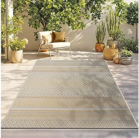 Dywan Zewnętrzny Wnętrze nowoczesny design - Beżowo-żółty - 200 x 280 cm - CALGARY