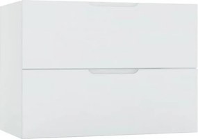 Szafka łazienkowa z 2 szufladami pod umywalkę jasnoszary mat 80 cm Z3-R29