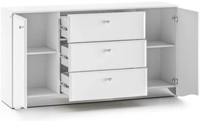 Komoda BLANC 02 2D3S 160 biały połysk ML MEBLE
