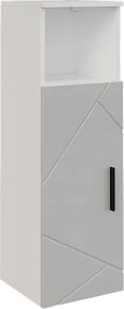 Szafka Midi biały/biały wysoki połysk 30x30x93 irma
