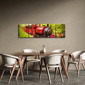 Obraz pociągu parowego (170x50 cm)