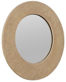 Lustro ścienne z kamienną ramą 80x80 cm Piedra – Ixia